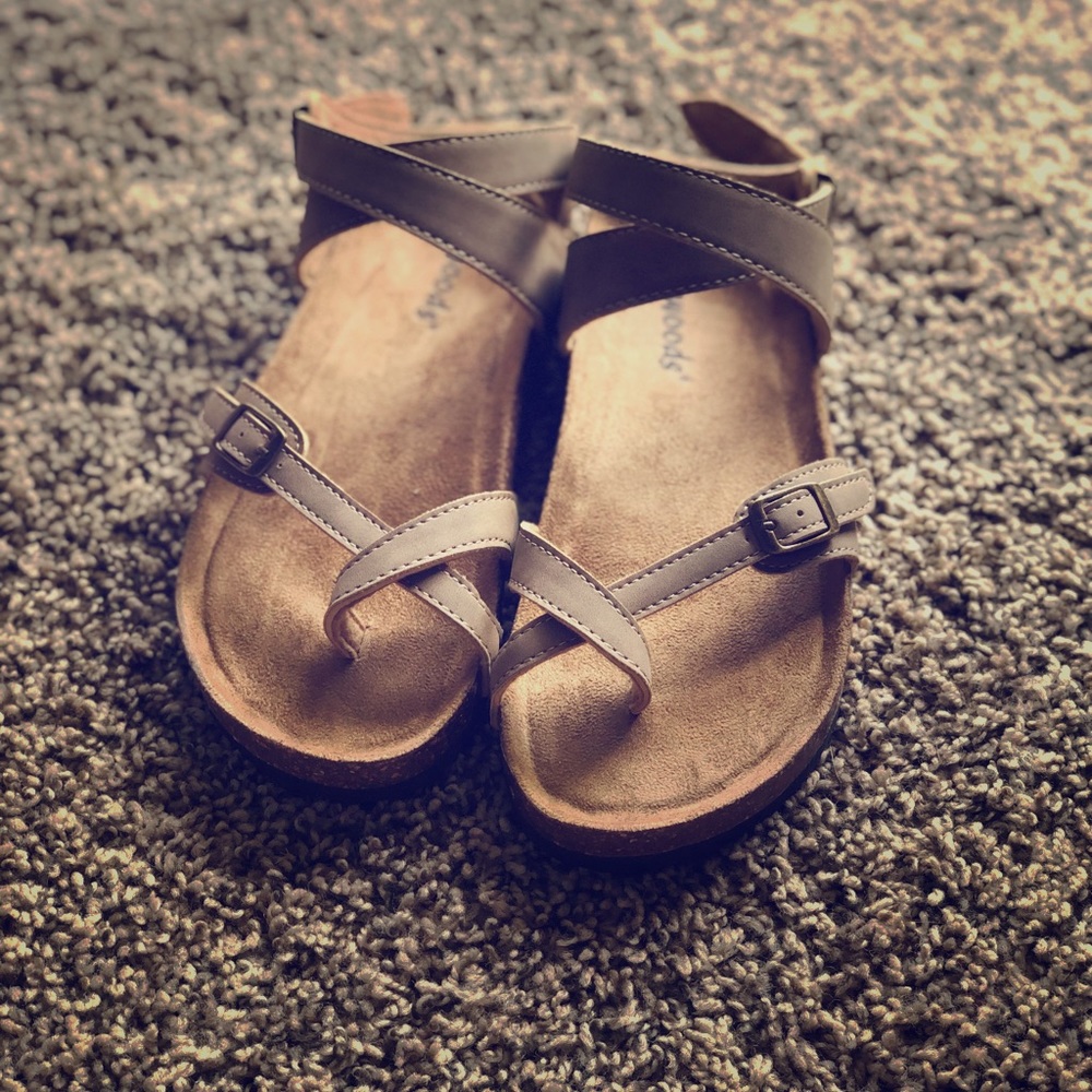 Brand new brown sandals never worn